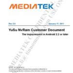 خرید و دانلود نسخه کامل کتاب MT6573 YuSu NVRAM Customer Document