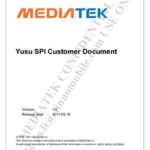 خرید و دانلود نسخه کامل کتاب MT6573 YuSu SPI Customer Document