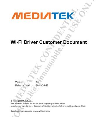 خرید و دانلود نسخه کامل کتاب MT6573 YuSu Wi-Fi Driver Customer Document