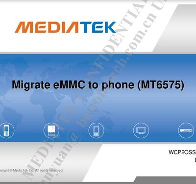 خرید و دانلود نسخه کامل کتاب MT6575 Migrate eMMC to phone