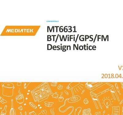 خرید و دانلود نسخه کامل کتاب MT6631 BT/WiFi/GPS/FM Design Notice