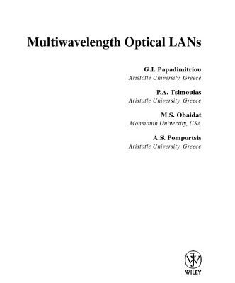 خرید و دانلود نسخه کامل کتاب Multiwavelength Optical LANs