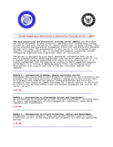 خرید و دانلود نسخه کامل کتاب Navy Electricity and Electronics Training Series (NEETS) (SuDoc D 207.217:EL 2 MOD.1-24 CD)_6905a9fba560d.jpeg خرید و دانلود نسخه کامل کتاب Navy Electricity and Electronics Training Series (NEETS) (SuDoc D 207.217:EL 2 MOD.1-24 CD)