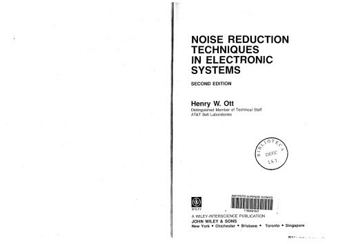 خرید و دانلود نسخه کامل کتاب Noise Reduction Techniques in Electrical Systems_69095ca9f0e30.jpeg خرید و دانلود نسخه کامل کتاب Noise Reduction Techniques in Electrical Systems