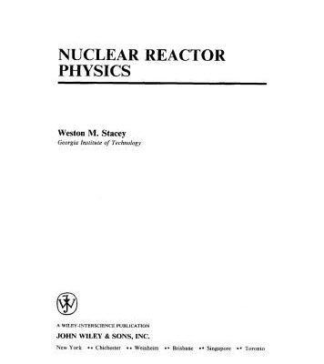 خرید و دانلود نسخه کامل کتاب Nuclear reactor physics