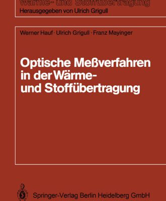 خرید و دانلود نسخه کامل کتاب Optische Meßverfahren der Wärme- und Stoffübertragung