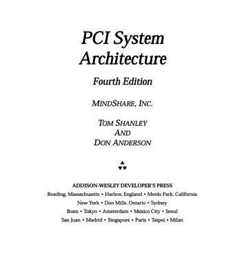 خرید و دانلود نسخه کامل کتاب PCI System Architecture