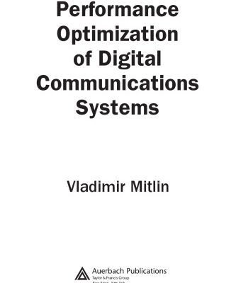 خرید و دانلود نسخه کامل کتاب Performance Optimization of Digital Communications Systems