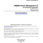 خرید و دانلود نسخه کامل کتاب PM8909 Power Management IC Pin Assignment Spreadsheet
