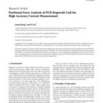 خرید و دانلود نسخه کامل کتاب Positional Error Analysis of PCB Rogowski Coil for High Accuracy Current Measurement