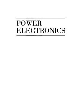 خرید و دانلود نسخه کامل کتاب Power Electronics: Converters, Applications and Design