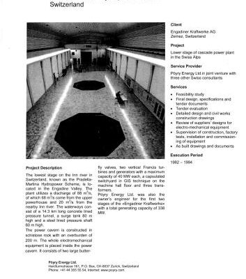 خرید و دانلود نسخه کامل کتاب Poyry Energy Ltd. Pradella-Martina Hydropower Scheme – Switzerland