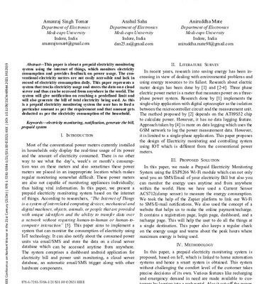 خرید و دانلود نسخه کامل کتاب Prepaid Electricity Monitoring System