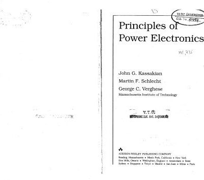 خرید و دانلود نسخه کامل کتاب Principles of Power Electronics