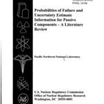 خرید و دانلود نسخه کامل کتاب Probabilities of Failure and Uncertainty Estimate Information for Passive Components – A Literature Review