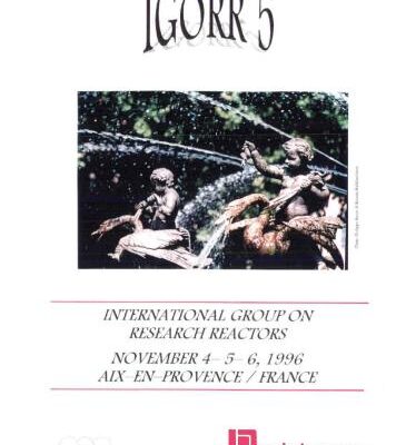 خرید و دانلود نسخه کامل کتاب Proceeding International Group on Research Reactor 5 (IGORR 1996)