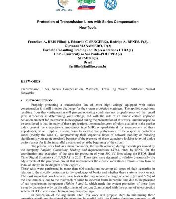 خرید و دانلود نسخه کامل کتاب Protection of Transmission Lines with Series Compensation New Tools