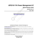 خرید و دانلود نسخه کامل کتاب QFE2101 PA Power Management IC Device Revision Guide