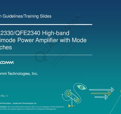خرید و دانلود نسخه کامل کتاب QFE2330/QFE2340 High-band Multimode Power Amplifier with Mode Switches