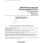 خرید و دانلود نسخه کامل کتاب QFE2550 Reconfigurable Antenna Impedance Tuner Device Specification