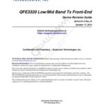 خرید و دانلود نسخه کامل کتاب QFE3320 Low/Mid Band Tx Front-End Device Revision Guide