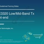 خرید و دانلود نسخه کامل کتاب QFE3320 Low/Mid-Band Tx Front-end