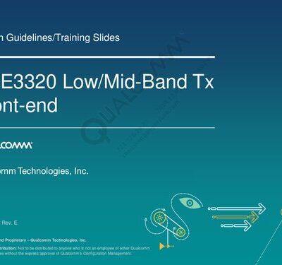 خرید و دانلود نسخه کامل کتاب QFE3320 Low/Mid-Band Tx Front-end