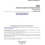 خرید و دانلود نسخه کامل کتاب QRD Hardware Component Verification Schedule