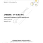 خرید و دانلود نسخه کامل کتاب QRD8909_1-6-1 Gerber File Associated Impedance Control Requirement