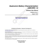 خرید و دانلود نسخه کامل کتاب Qualcomm Battery Characterization (QBCSW) 1.6