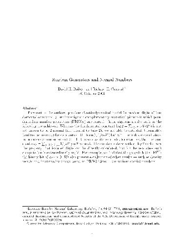 خرید و دانلود نسخه کامل کتاب Random generators and normal numbers_6907ed0b32118.jpeg خرید و دانلود نسخه کامل کتاب Random generators and normal numbers