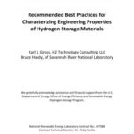 خرید و دانلود نسخه کامل کتاب Recommended Best Practices for Characterizing Engineering Properties of Hydrogen Storage Materials (Section 6)
