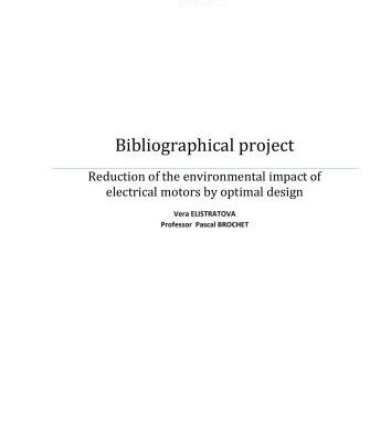 خرید و دانلود نسخه کامل کتاب Reduction of the environmental impact of electrical motors by optimal design