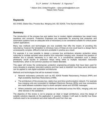 خرید و دانلود نسخه کامل کتاب Redundancy in digital substations