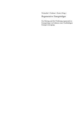 خرید و دانلود نسخه کامل کتاب Regenerative Energieträger: Der Beitrag und die Forderung regenerativer Energieträger im Rahmen einer Nachhaltigen Energieversorgung_6924246cb1c10.jpeg خرید و دانلود نسخه کامل کتاب Regenerative Energieträger: Der Beitrag und die Forderung regenerativer Energieträger im Rahmen einer Nachhaltigen Energieversorgung
