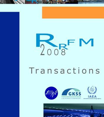 خرید و دانلود نسخه کامل کتاب Research Reactor Fuel Management 12 (RRFM 2008)