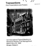 خرید و دانلود نسخه کامل کتاب Research Reactor Fuel Management 3 (RRFM 1999)