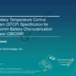 خرید و دانلود نسخه کامل کتاب Secondary Temperature Control Program (STCP) Specification for Qualcomm Battery Characterization Software (QBCSW)