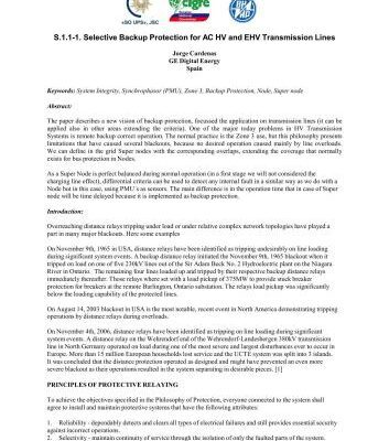 خرید و دانلود نسخه کامل کتاب Selective Backup Protection for AC HV and EHV Transmission Lines