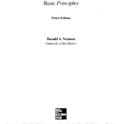 خرید و دانلود نسخه کامل کتاب Semiconductor physics and devices