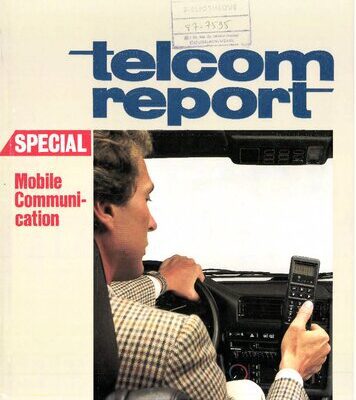خرید و دانلود نسخه کامل کتاب Siemens telcom report SPECIAL (1986/11) Mobile Communication