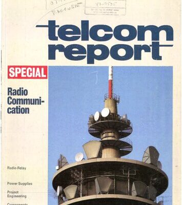 خرید و دانلود نسخه کامل کتاب SIEMENTS telcom report SPECIAL 1987/08: Radio Communication
