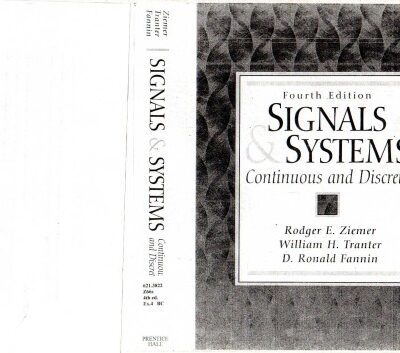 خرید و دانلود نسخه کامل کتاب Signals and Systems: Continuous and Discrete