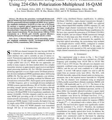 خرید و دانلود نسخه کامل کتاب Spectrally Efficient Long-Haul WDM Transmission Using 224-Gb/s Polarization-Multiplexed 16-QAM