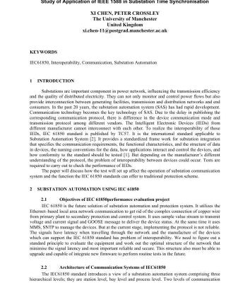 خرید و دانلود نسخه کامل کتاب Study of Application of IEEE 1588 in Substation Time Synchronisation