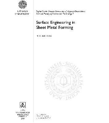 خرید و دانلود نسخه کامل کتاب Surface engeneering in sheet metal forming