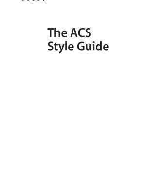 خرید و دانلود نسخه کامل کتاب The ACS Style Guide: Effective Communication of Scientific Information
