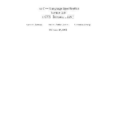 خرید و دانلود نسخه کامل کتاب The C– language specification V2.0