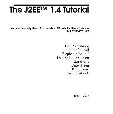 خرید و دانلود نسخه کامل کتاب The J2EE 1.4 tutorial