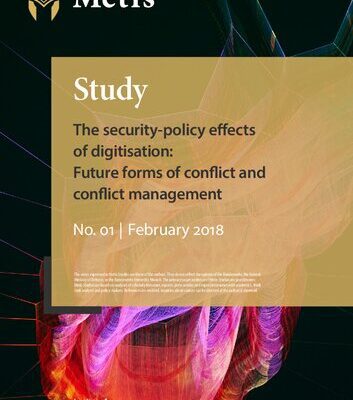 خرید و دانلود نسخه کامل کتاب The security-policy effects of digitisation: Future forms of conflict and conflict management